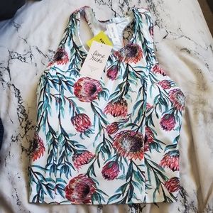 NWT Lime Ricki tankini swimsuit top